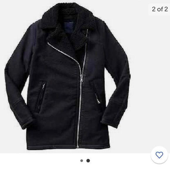 ISO- looking for a size XXL - asymmetrical sherpa moto jacket from GAP - Picture 2 of 5